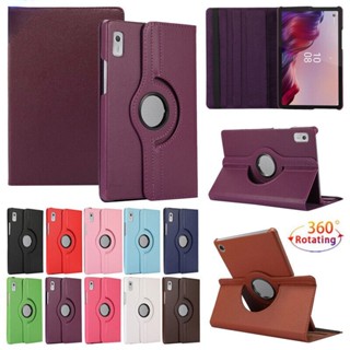 สําหรับ Lenovo Tab M9 (TB310XU TB310FU) 9 นิ้ว 360° เคสหนัง PU ฝาพับ กันกระแทก