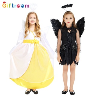 [0715]SHWZ-COS-G Masquerade Girls Playful Little Angel Dress Role Play Stage Play Performance Costume, Halloween Cosplay WDUY