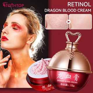 Retinol Dragon&amp;#39;s Blood Cream 15g Placenta Royal Dragon&amp;#39;s Blood Balm Rejuvenation การซ่อมแซมและให้ความชุ่มชื้นผิวส่วนผสมธรรมชาติครีมต่อต้านริ้วรอย Face Care [TOP]