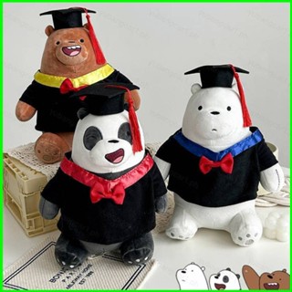 ตุ๊กตาอนิเมะ We Bare Bears Graduate Series ของขวัญสําหรับเด็ก ตกแต่งบ้าน