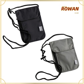 Rowans RFID กระเป๋าใส่หนังสือเดินทาง ผ้าไนล่อน กันน้ํา อเนกประสงค์ แบบพกพา สําหรับผู้ชาย