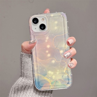 แสงดาวฤดูร้อน ดอกไม้สีฟ้า เคสไอโฟน Compatible for iPhone 11 14 13 12 15 Pro Max 7 8 SE XR 11Pro 14 15 Plus X XS max