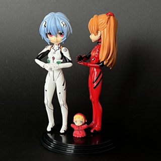 EVA Neon Genesis Evangelion รุ่น Q Asuka ตุ๊กตา Ayanami Rei ตุ๊กตาอะนิเมะชุดเครื่องประดับ 2 มิติความงามอะนิเมะตุ๊กตา