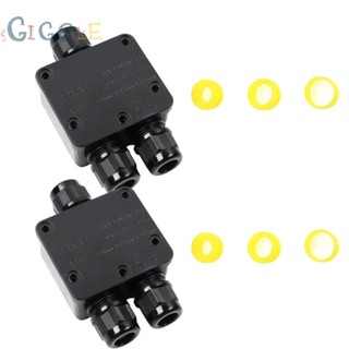 ⭐NEW ⭐Junction Box Case 1/2 Set 3-Way Cable Connection Junction Box Distributor