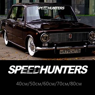 Front Windshield Bumper Stickers Speedhunters Speed Hunter Sunshade Car Front Windshield Reflective Stickers Personality Glass Paster Car fashion stickers Car decorative stickers