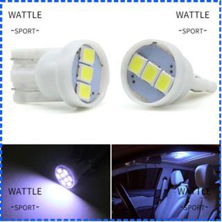 Wattle หลอดไฟติดป้ายทะเบียนรถยนต์ 12V 2835 3SMD COB 2 ชิ้น