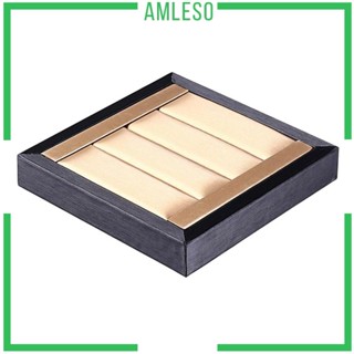 [Amleso] กล่องเคส สําหรับใส่เครื่องประดับ แหวน