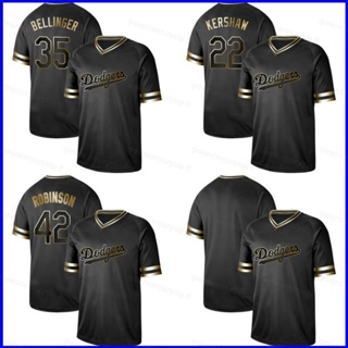 เสื้อกีฬาเบสบอล GP1 MLB Los Angeles Dodgers Robinson Kershaw Bellinger พลัสไซซ์ สําหรับผู้ชาย และผู้หญิง PG1