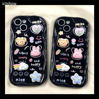 เคสโทรศัพท์มือถือ แบบนิ่ม ลายโดนัท และหมี สําหรับ Infinix Hot 8 9 20 12 30 10 11 Play 8 Lite 9 PRO 11 Plus 10 Lite 20i 30i Note 12 PRO 12 Turbo G96 Smart 5 7 4 6 Plus 5PRO