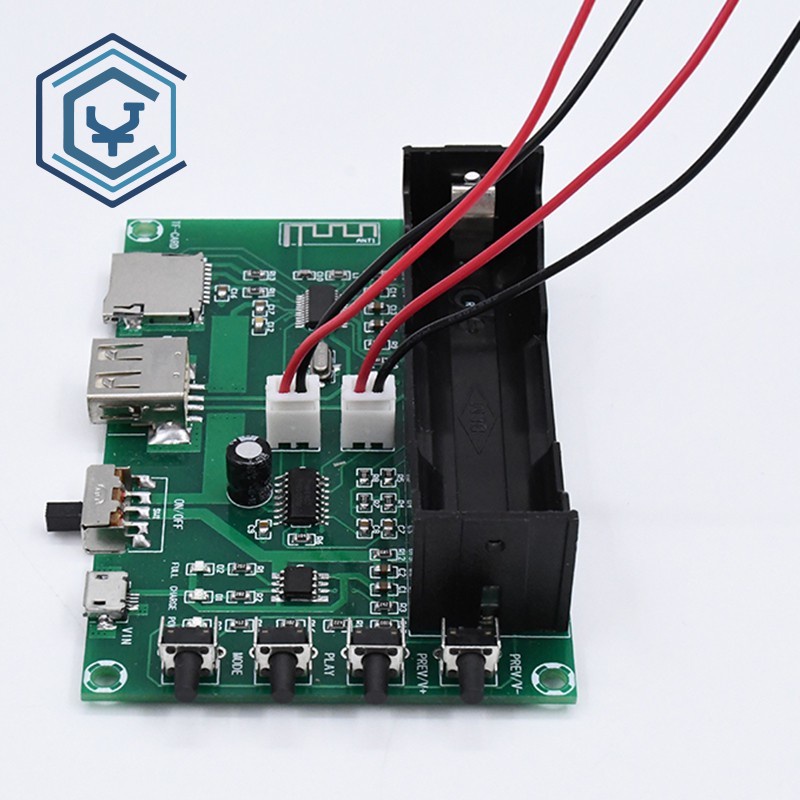 Pam8403 บอร์ดขยายเสียงดิจิทัลบลูทูธ แบตเตอรี่ลิเธียม รองรับการ์ด SD U Disk XH-A150 ช่องคู่ 5Wx5W