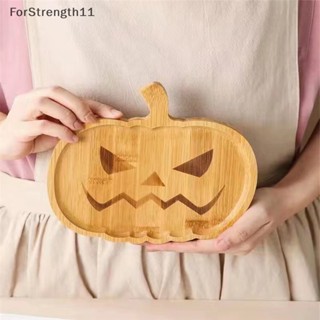 Fo ถาดฟักทอง ชีส ขนมปัง และผลไม้ สําหรับฮาโลวีน