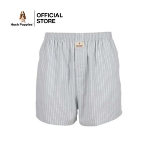 Hush Puppies กางเกงขาสั้นผู้ชาย รุ่น SLEEPWEAR HU H3W254 ทรง BOXER - สีเทา