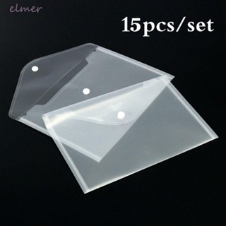 Elmer แฟ้มพลาสติก ขนาด A5 A4 สําหรับใส่เอกสาร ซองจดหมาย กระดาษ สํานักงาน