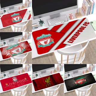 แผ่นรองเมาส์ แบบหนา ลายโลโก้ฟุตบอล Liverpool ขนาด 60x30 ซม. เหมาะกับของขวัญ สําหรับตกแต่งโต๊ะทํางาน แล็ปท็อป ห้องเล่นเกม