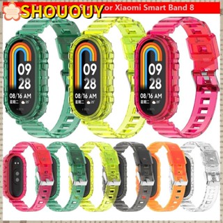 Shououy เคสนาฬิกาข้อมือ TPU แบบนิ่ม สําหรับ Smart Band 8