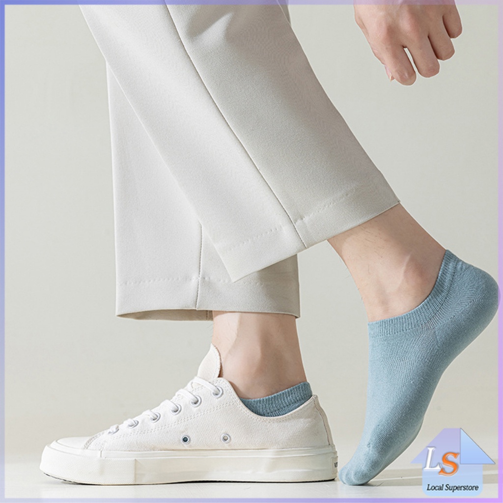 ถุงเท้า ขนาดใหญ่พิเศษ 39-44 ถุงเท้าข้อสั้นผู้ชาย ใส่เที่ยว ใส่ทำงาน ผ้าตาข่ายระบายอากาศดี Men socks - รูปที่ 5