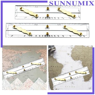 [Sunnimix] ไม้บรรทัดนําทาง น้ําหนักเบา ความแม่นยําสูง สําหรับเรือ สํานักงาน