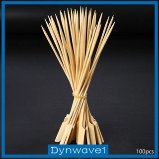 [Dynwave1] ไม้เสียบไม้ ไม้ไผ่ แบบใช้แล้วทิ้ง สําหรับปลูกผัก 100 ชิ้น