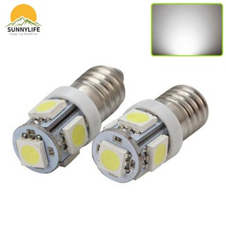 Sun ไฟฉาย LED 6V E10 สว่างมาก แบบเปลี่ยน สําหรับอัพเกรด 2 ชิ้น