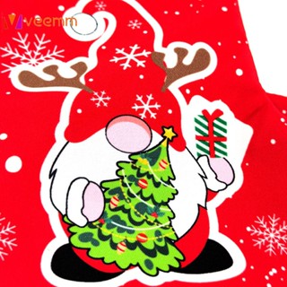 ถุงน่องคริสต์มาสผ้าSanta Clausถุงเท้าของขวัญเด็กCandyกระเป๋าSnowman Deerกระเป๋าแขวนเครื่องประดับต้นคริสต์มาสใหม่ปี 2023 veemm