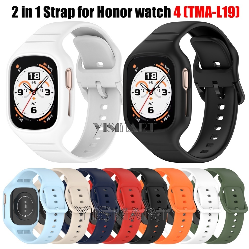 สายนาฬิกาข้อมือซิลิโคน สําหรับ Honor Watch 4 (TMA-L19) Honor Watch4