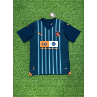 Fan Edition 2324 New Valencia Away เสื้อยืด แขนสั้น คุณภาพสูง ไซซ์ S-4XL