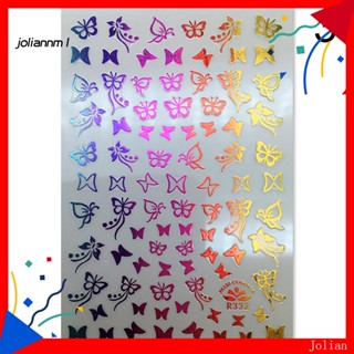 [JM] สติกเกอร์ ลายผีเสื้อ 3D DIY สําหรับติดตกแต่งเล็บ