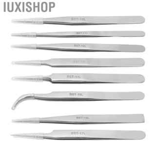 Iuxishop Stainless Steel Tweezer Professional High Hardness Industrial Fine Point