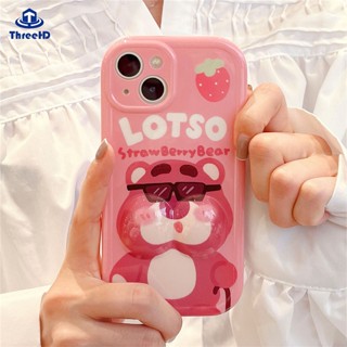 เคสโทรศัพท์มือถือแบบนิ่ม กันกระแทก ลายการ์ตูนน่ารัก 3D สําหรับ iPhone 15 14 13 12 11 Pro Max SE2020 X Xr Xs Max 8 7 6 6s Plus