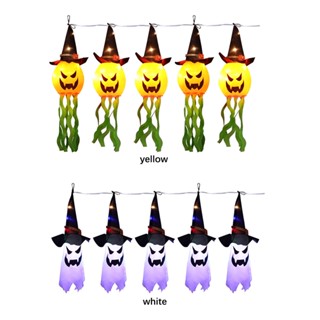 สายไฟ LED รูปฟักทองฮาโลวีน สีส้ม หลากสี สําหรับตกแต่งเทศกาลฮาโลวีน