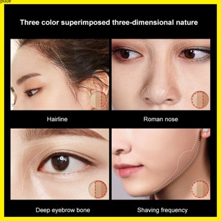 3D Facial Contour Makeup Palette กำหนดโหนกแก้มและแนวกรามพร้อมปากกาเน้นข้อความ Shimmer Body กันน้ำเพื่อลุคไร้ที่ติและกระจ่างใส puueqg