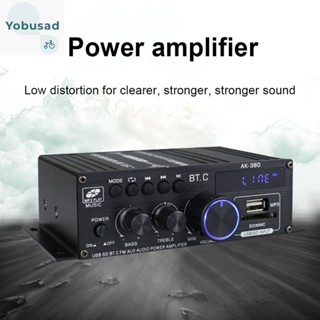 [Yobusad.th] Ak380 เครื่องขยายเสียงเบส บลูทูธ 12V 2 ช่องสัญญาณ HIFI สําหรับโฮมเธียเตอร์