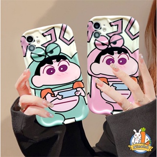 เคสโทรศัพท์มือถือแบบนิ่ม ลายการ์ตูนชินจังน่ารัก 3D สําหรับ Xiaomi Redmi 12C 12 A1 10C 10A 10 9 9A 9C 9T Redmi Note 12 12s 11 11s 10 10s 9 9s 8 Pro Xiaomi 11 Lite Poco X3 Pro เคสโทรศัพท์