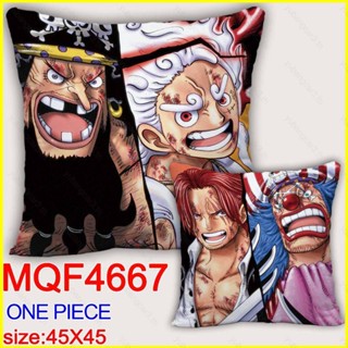 Yb3 ปลอกหมอน ผ้ากํามะหยี่ขนนิ่ม ลายอนิเมะลูฟี่ One Piece สําหรับตกแต่งบ้าน โซฟา BY3