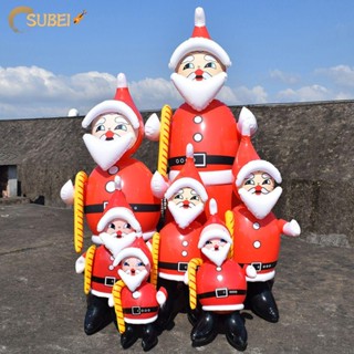 Sukaa ตุ๊กตาซานตาคลอส PVC สําหรับตกแต่งสวน ปาร์ตี้คริสต์มาส