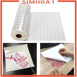 [Simhoa1] ม้วนเทปกาวสติกเกอร์ ลายตาราง สําหรับติดตกแต่งหน้าต่าง