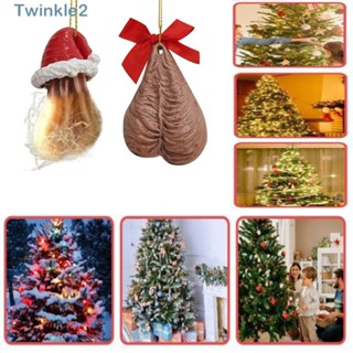 Twinkle จี้ตุ๊กตาผู้ชาย และผู้หญิง สร้างสรรค์ สําหรับแขวนตกแต่งรถยนต์ ของขวัญคริสต์มาส