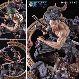 Figure Zuoban Studio One Piece    Roronoa Zoro โรโรโนอา โซโร นักล่าโจรสลัด Resin Statue samutprakanboonsiri