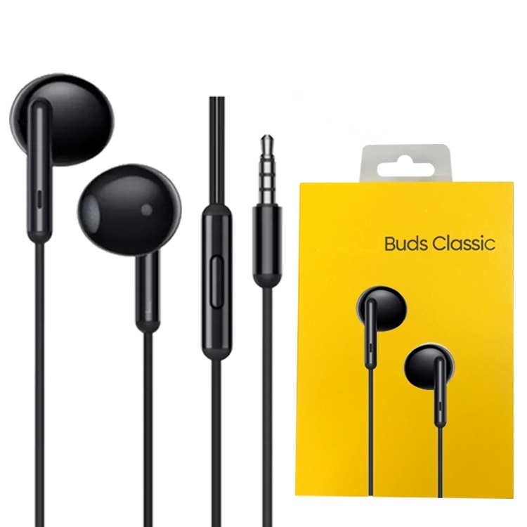 ส่งจากไทย Realme หูฟัง Buds 3.5 มม. แจ็คกลม 3.5mm มีสาย Narzo 20 30pro GT Neo 8 Q2i Q3i หูฟังแบบมีสายควบคุมพร้อมไมโครโฟน - รูปที่ 5