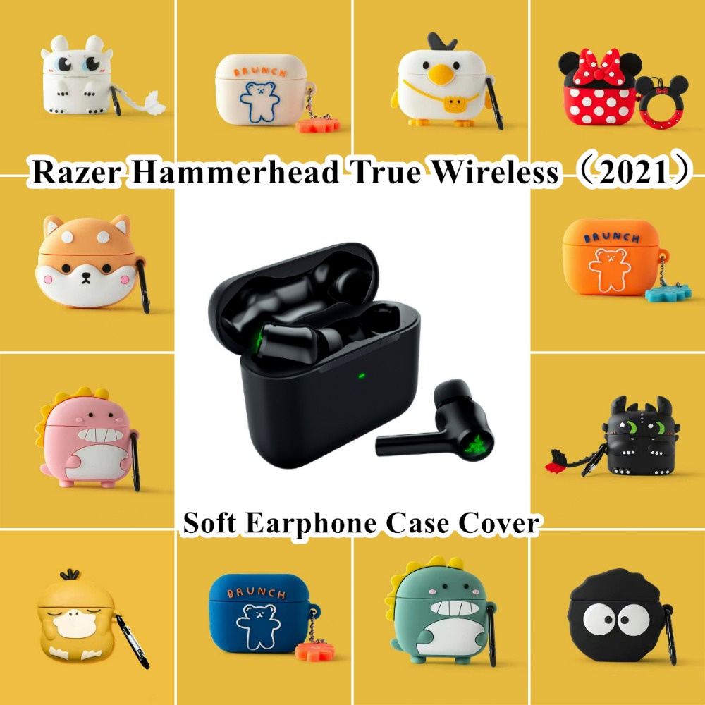 พร้อมส่ง! นําไปใช้กับ Razer Hammerhead True Pro 2021 เคส Case เคสหูฟัง การ์ตูนสร้างสรรค์ มินนี่