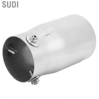 Sudi 76x89mm Automotive Exhaust Tail  Stainless Steel Muffler Tip Universal for Car