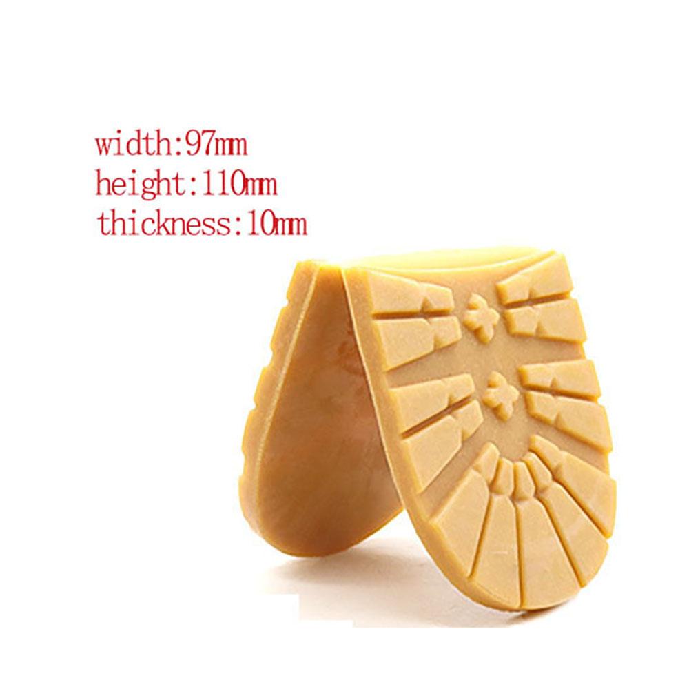 Aomsom สติกเกอร์ยาง กันลื่น มีกาวในตัว สําหรับซ่อมแซมรองเท้า DIY 1 คู่