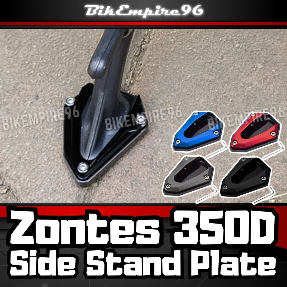 Zontes 350D Side Stand Plate Side Stand Enlarger สําหรับ Zontes 350D