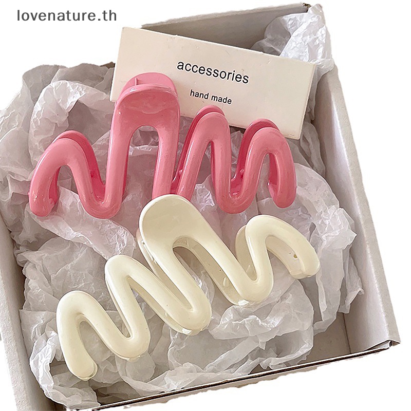 [Lovenature] ใหม่ กิ๊บติดผม เจลลี่ คลื่น หลากสีสัน ออกแบบดี แฟชั่นเกาหลี หวาน เรียบง่าย ไม่สม่ําเสมอ กิ๊บติดผม สําหรับผู้หญิง [TH]