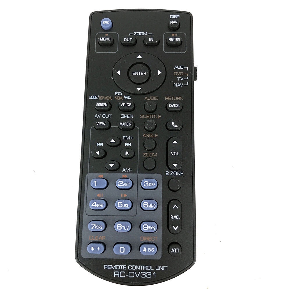 รีโมทคอนโทรลใหม่ RC-DV331 สําหรับ KENWOOD RECEIVER DNX6020EX NX7190HD DNX9990HD