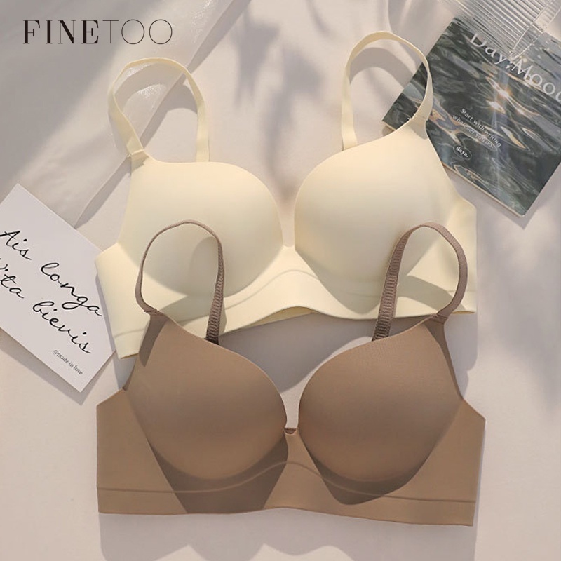 Finetoo บราไร้รอยต่อ เซ็กซี่ ไร้สาย ปรับได้ ดันทรง บราเซีย สบาย สุภาพสตรี ชุดชั้นในนุ่ม ผู้หญิง ชุดชั้นในใกล้ชิด