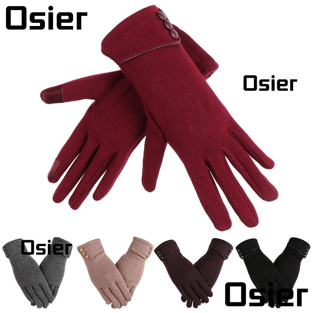Osier1 ถุงมือเล่นสกี แบบหนา กันลม หน้าจอสัมผัส สําหรับผู้หญิง