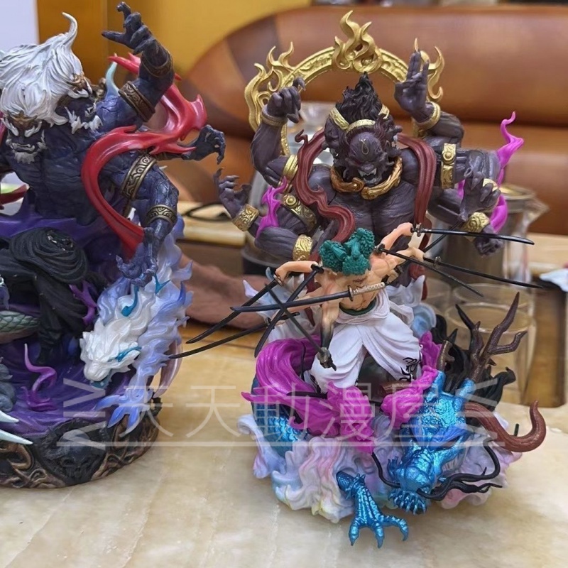 ส่งฟรี พร้อมส่ง โมเดลฟิกเกอร์ One Piece GK Nine Swords Ghost Asura Zoro Reduced Version สําหรับตกแต่ง
