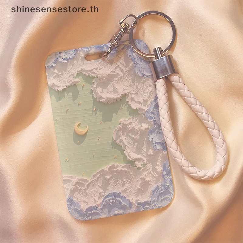 Shine พวงกุญแจ รูปการ์ตูนศิลปินเกาหลี สีชมพู สําหรับใส่โฟโต้การ์ด เครื่องเขียนนักเรียน