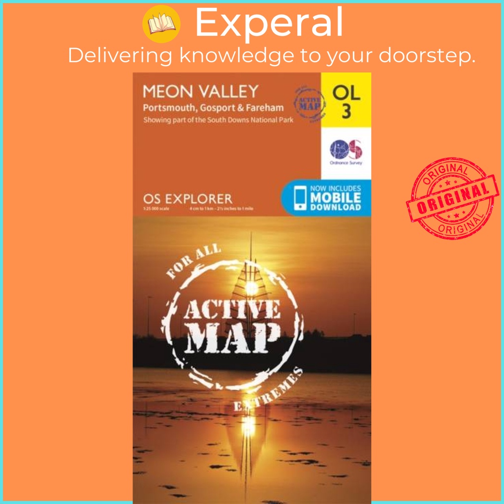 Meon Valley, Portsmouth, Gosport & Fareham โดย Ordnance Survey (ฉบับสหราชอาณาจักรปกอ่อน)